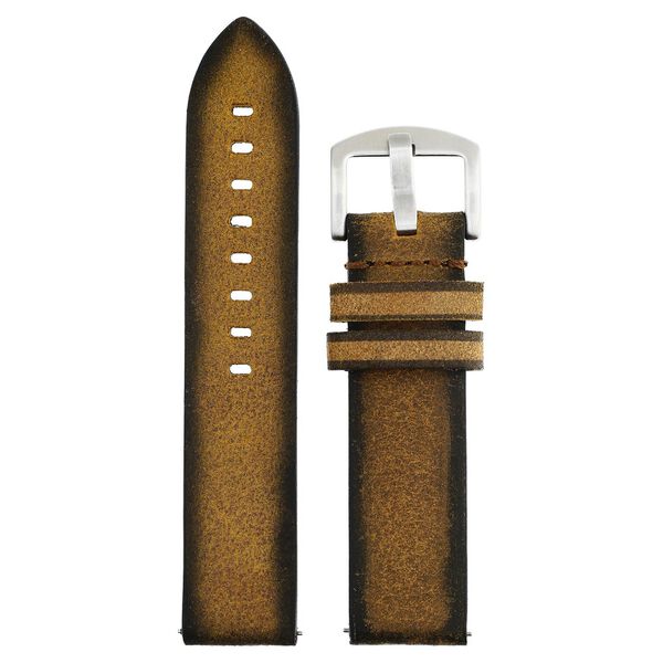 22 mm Tan Genuine Leather Straps for Men - image number 0