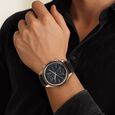 Titan Quartz Multifunction Blue Dial Leather Strap Watch for Men - image number 4
