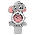 Zoop Analog Elephant Watch with Pink Dial & Grey Strap for Boys Girls Kids, from House of Titan - image number 0