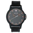 Sonata Quartz Analog Black Dial Plastic Strap Watch for Men