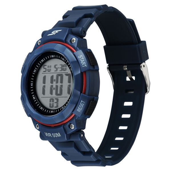 SF Digitals Digital Dial Blue Strap Watch For Men - image number 1