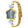 Sonata Utsav Blue Dial Yellow Bi Metal Strap Watch for Women - image number 1