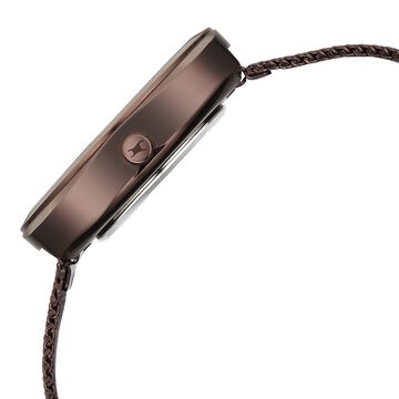Fastrack Gelato brown multifunction metal strap watch with Chocolate dial for Girls