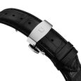 Xylys Automatic Analog Grey Dial Black Leather Strap Watch For Men - image number 4