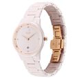 Xylys Swiss Analog with Date Pink Ceramic Strap and Dial Watch For Women - image number 2