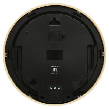Titan Wood-Grain LED Digital Clock - 32 cm x 32 cm (Medium)