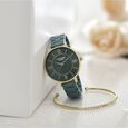 Sonata Poze Quartz Analog Green Dial Stainless Steel Strap Watch For Women - image number 0