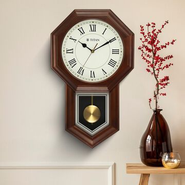 Titan Grandeur - Classic Wooden Pendulum Clock