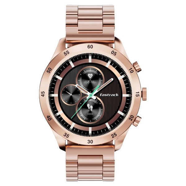 Fastrack Magnus FX2 Unisex Smart Watch With Rose Gold Metal Strap - image number 0