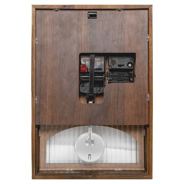 Titan Wooden Pendulum Clock - Premium Decor Box Pendulum Wooden Wall Contemporary look Clock - 37 cm x 25.5 cm (Medium)