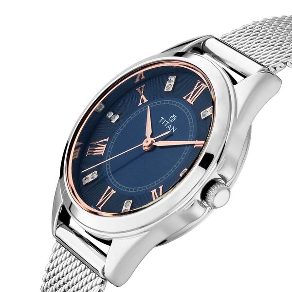 Titan Sparkle Blue Dial Analog Watch for Women - image number 1