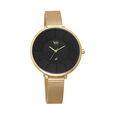Fastrack Vyb Halo Quartz Analog Black Dial Stainless Steel Strap Watch for Girls - image number 1