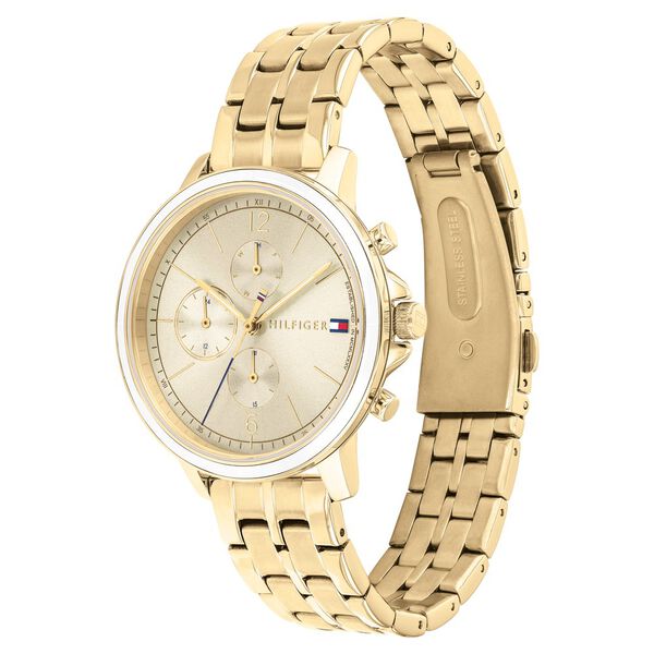 Tommy Hilfiger Champagne Dial Quartz Multifunction Watch for Women - image number 1
