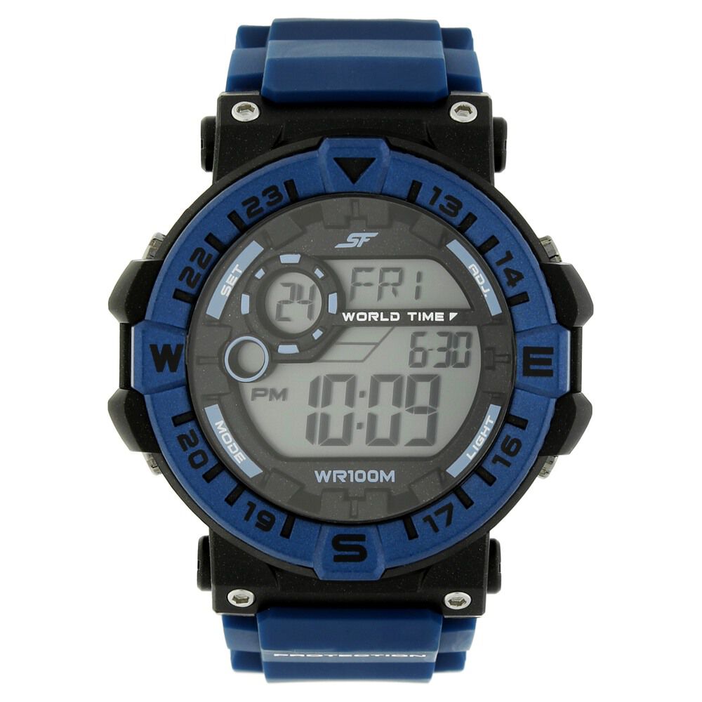 Buy Online SF Digital Dial Plastic Strap Watch for Men