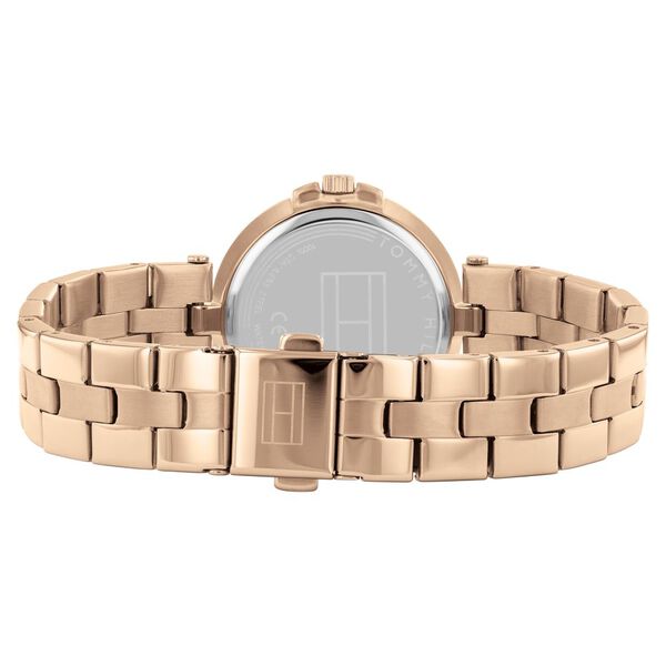 Tommy Hilfiger Quartz Analog Rose Gold Dial Stainless Steel Strap Watch for Women - image number 2