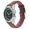 Fastrack Sunburn Quartz Analog Black Dial Leather Strap Watch for Guys - image number 2