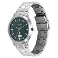 Titan Karishma Quartz Analog Green Dial Silver Stainless Steel Strap Watch For Men - image number 2