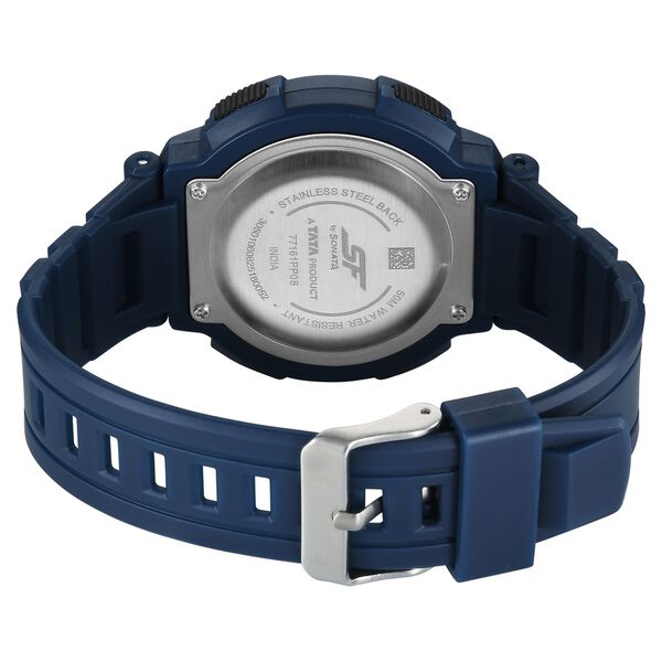 SF Digitals Digital Dial Blue Strap Watch For Men - image number 3