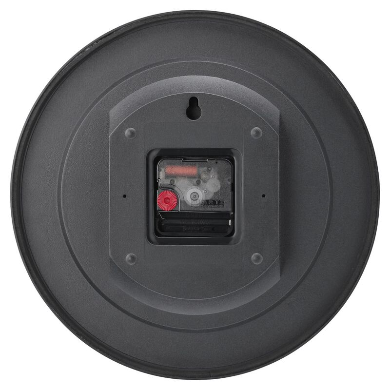 Buy Online Titan Contemporary Black Wall Clock with Domed Glass 27 cm