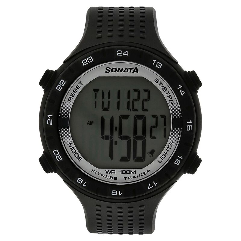 SF Digital Dial Plastic Strap Watch for Men