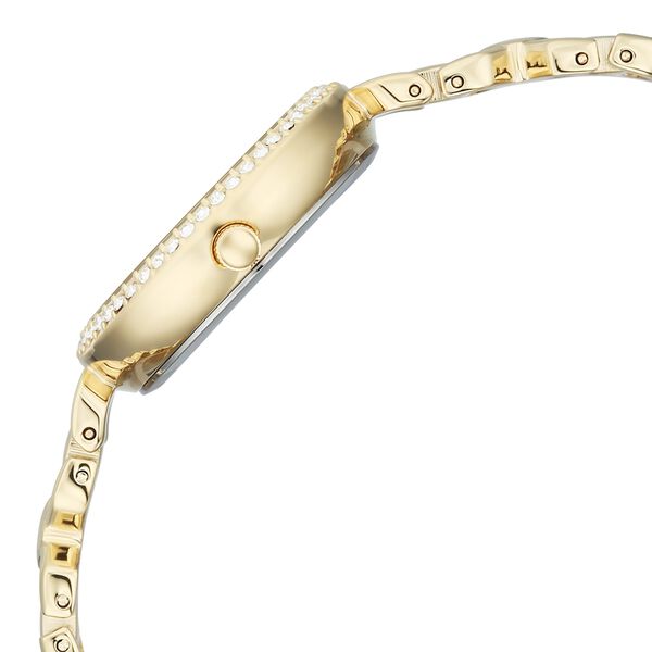 Titan Raga Spotlight Quartz Analog Silver Dial Golden Metal Strap Watch For Women - image number 4