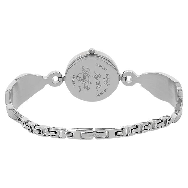 Titan Raga Moonlight Mother of Pearl Dial Analog Metal Strap watch for Women - image number 3