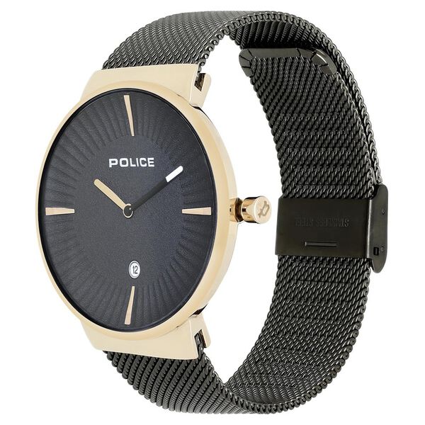 Police Quartz Analog Grey Dial Metal Strap Watch for Men - image number 2