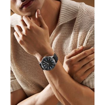 Fastrack Stunners X Quartz Analog Black Dial Leather Strap Watch For Guys