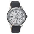 Titan Quartz Analog Silver Dial Leather Strap Watch for Men - image number 0