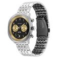 Titan Timeless Treasures Quartz Analog Dual Time Black Dial With Silver Color Stainless Steel Strap Watch For Men - image number 2