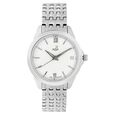 Xylys Swiss Analog with Date Two Toned Stainless Steel Strap White Dial Watch for Women