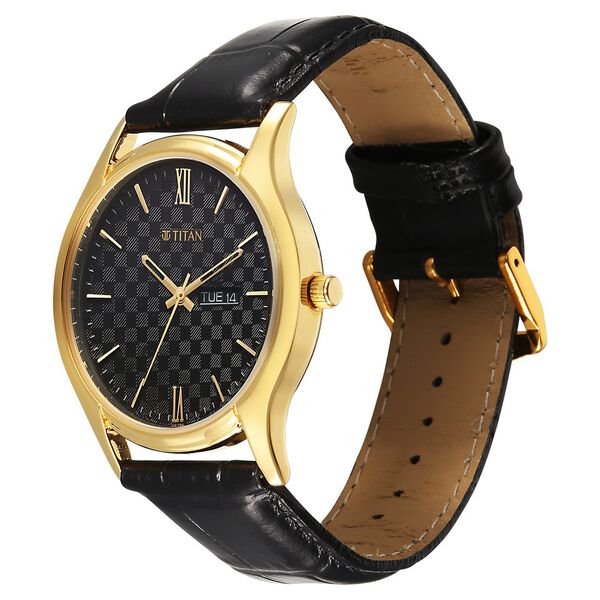 Titan Karishma Regal Classic Day-Date Men's Dress Watch - image number 2