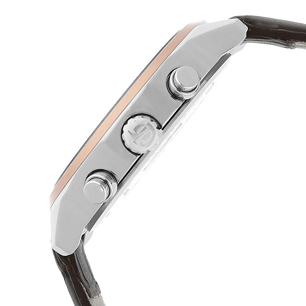 Buy Online Titan Quartz Multifunction Silver Dial Leather Strap Watch for Men ns1733kl02 Titan