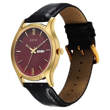 Titan Karishma Regal Classic Day-Date Men's Dress Watch