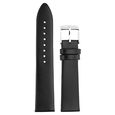 22 mm Black Genuine Leather Strap for Men - image number 0