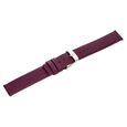 16 mm Maroon Genuine Leather Strap for Women - image number 3