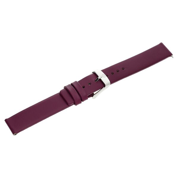 16 mm Maroon Genuine Leather Strap for Women - image number 3