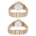 Titan Bandhan Rose Gold Dial Analog with Date Stainless Steel Strap watch for Couple - image number 4