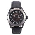 Titan HTSE Black Dial Solar Powered Leather Strap Watch for Men - image number 0