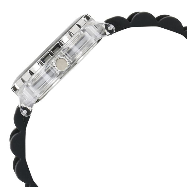 Fastrack Trendies Quartz Analog Black Dial Silicone Strap Watch for Girls - image number 2