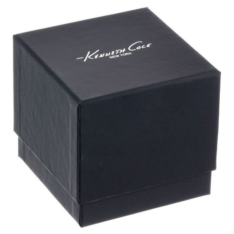 Kenneth Cole Quartz Analog Brown Dial Leather Strap Watch for Men - image number 4