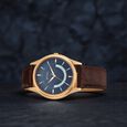 Titan Lagan Blue Dial Analog Leather Strap Watch for Men - image number 0