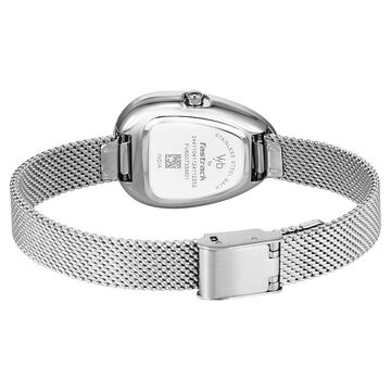 Vyb Prodigy By Fastrack Quartz Analog Silver Dial Metal Strap Watch For Girls