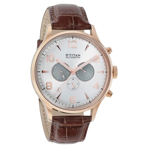 Titan Automatic Silver Dial Watch for Men - image number 0