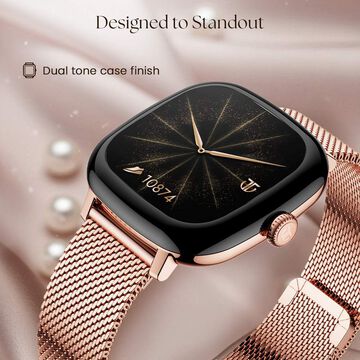 Titan AiRA Women Smartwatch 1.70" inch AMOLED Display, AI Chat, Functional Crown, Luna Wellness, 24/7 Health Suite.