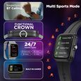 Fastrack VOX Neo Smartwatch 4.8CM Ultra Vu Display, Offline Voice Commands, Functional Crown, To-Do List, Games - image number 5