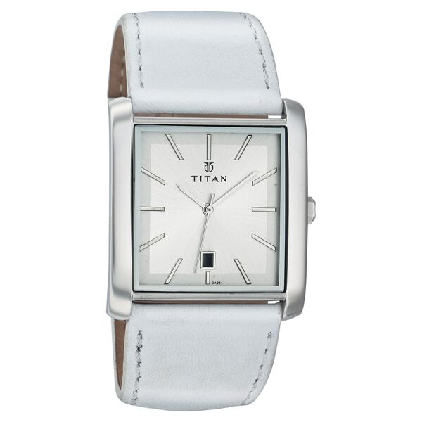 Titan Quartz Analog with Date Silver Dial Watch for Men - image number 0