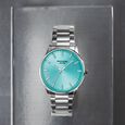 Sonata Poze Quartz Analog Black Dial Metal Strap Watch For Men