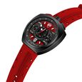 Ducati Quartz Chronograph Red Dial Red Silicone Strap Watch For Men - image number 1
