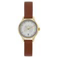 Titan Quartz Analog Blue Dial Leather Strap Watch for Women
